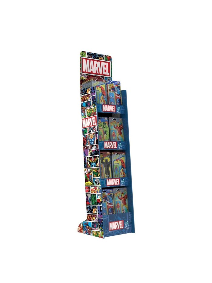 Expositor hasbro marvel retro 48 unidades 5 modelos Expositor hasbro marvel retro 48 unidades 5 modelos