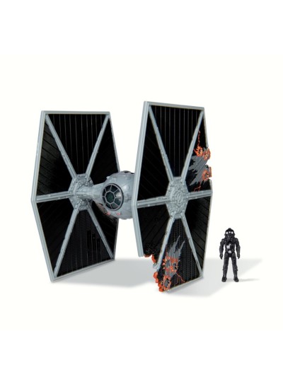 Figura jazzwares nave 8cm tie fighter y figura