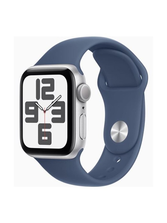 Reloj smartwatch apple watch se gps 40mm silver case denim sport band m - l Reloj smartwatch apple watch se gps 40mm silver case denim sport band m - l