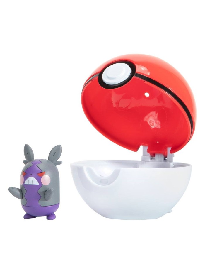 Pokeball jazwares pokemon clip 'n' go morpeko + pokebola Pokeball jazwares pokemon clip 'n' go morpeko + pokebola