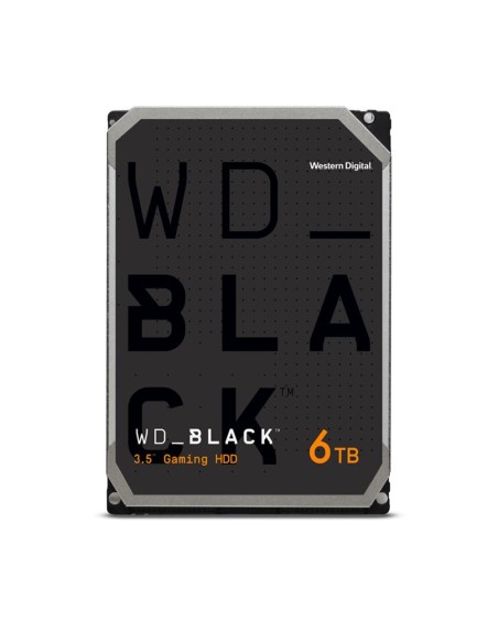 Disco duro interno hdd wd western digital black wd6004fzwx 6tb 3.5 pulgadas sata 7200rpm