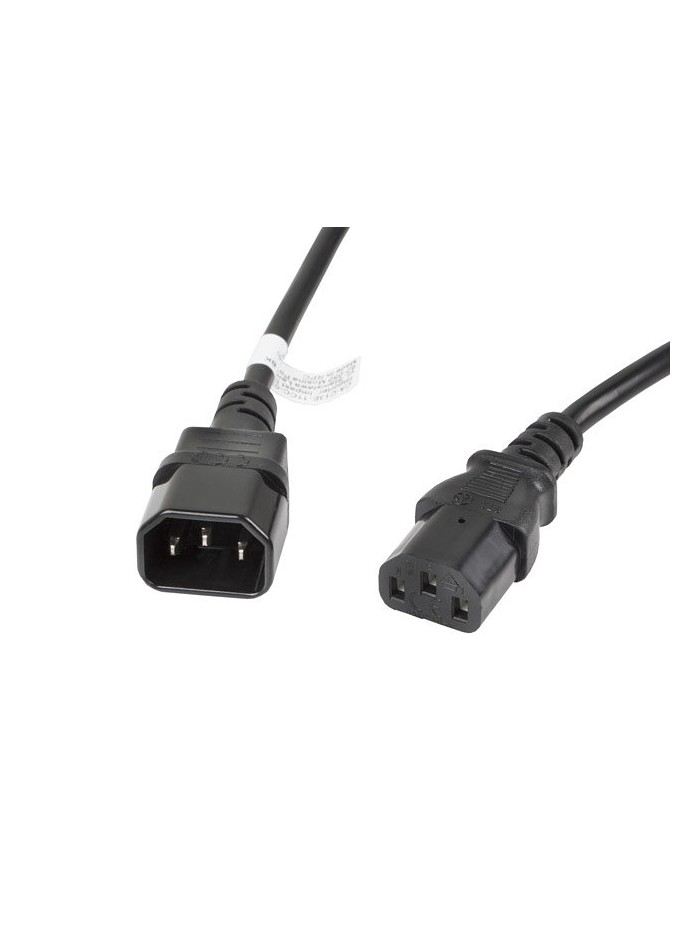 Cable alargador lanberg alimentacion cpu iec320 c13 h - iec320 c14 m vde 3m Cable alargador lanberg alimentacion cpu iec320 c13 h - iec320 c14 m vde 3m