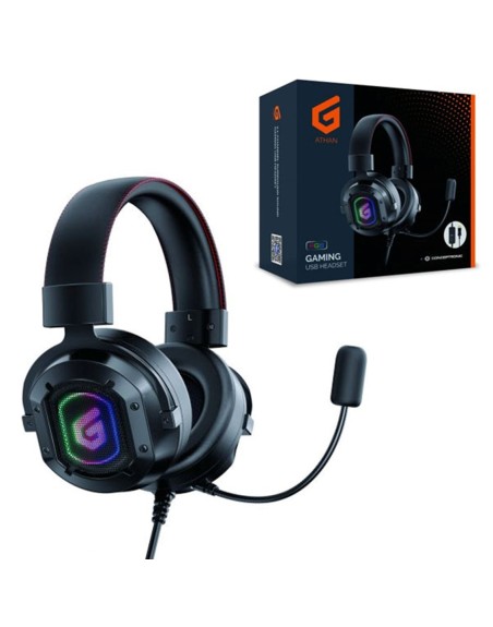 Auricular gaming conceptronic athan02b - usb - microfono - rgb