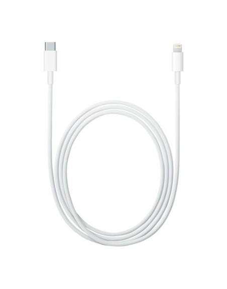 Cable lightning a usb tipo c apple 1m - macho - macho - blanco