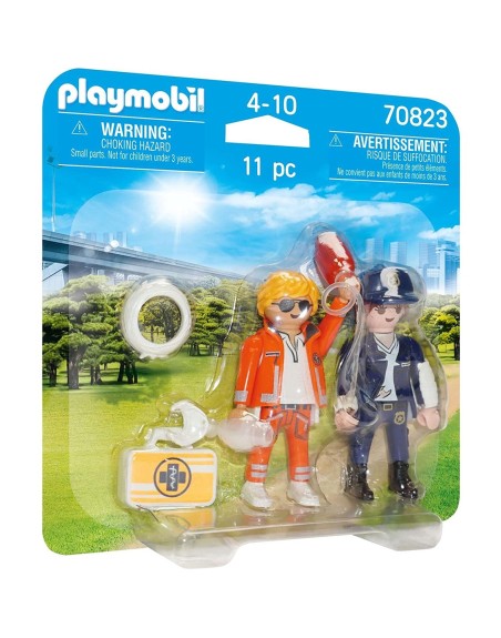 Playmobil duo pack doctor y policia