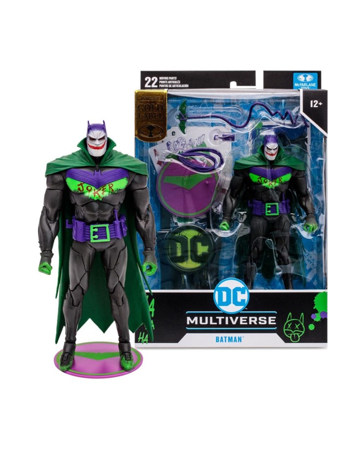Figura mcfarlane toys dc multiverse 7in - batman (batman: white knight)(jokerized)(gold label) Figura mcfarlane toys dc multiverse 7in - batman (batman: white knight)(jokerized)(gold label)