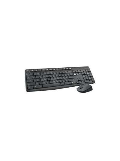 Teclado + mouse logitech mk235 wireless inalambrico portugues