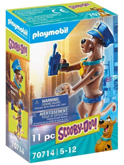 Playmobil scooby - doo! figura coleccionable policia