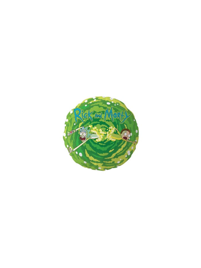Cojin redondo sd toys rick & morty logo rick y morty envasado vacio Cojin redondo sd toys rick & morty logo rick y morty envasado vacio
