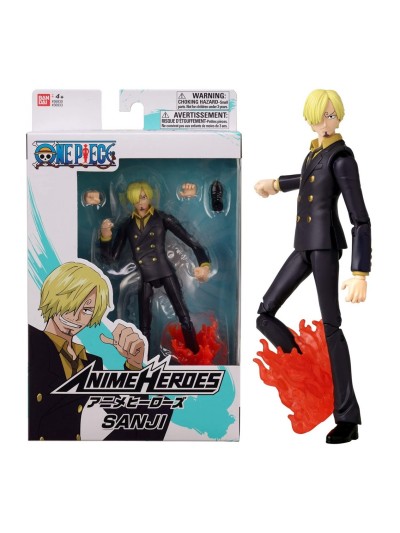 Figura bandai one piece anime heroes sanji