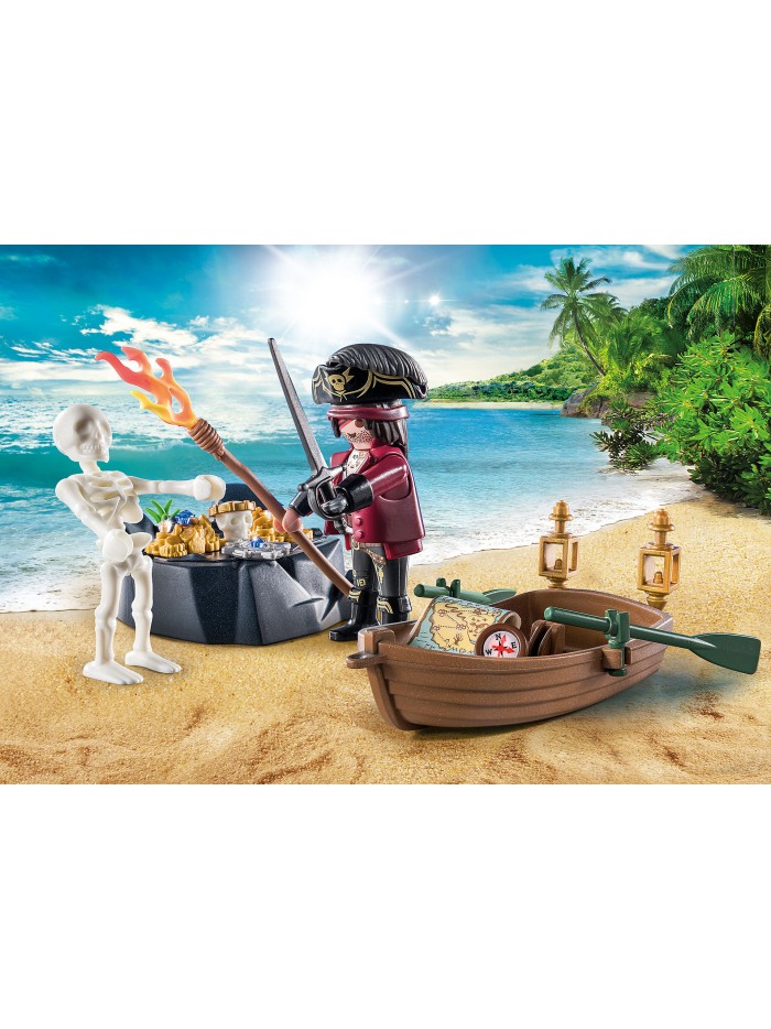 Playmobil starter pack pirata con bote de remos Playmobil starter pack pirata con bote de remos