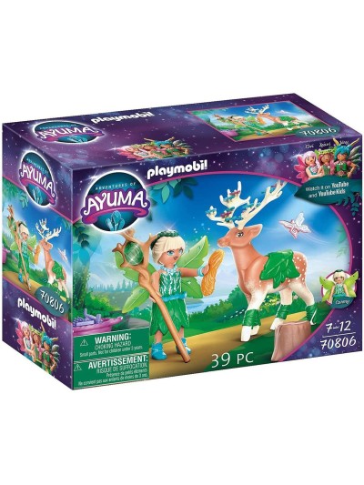 Playmobil ayuma forest fairy con animal del alma