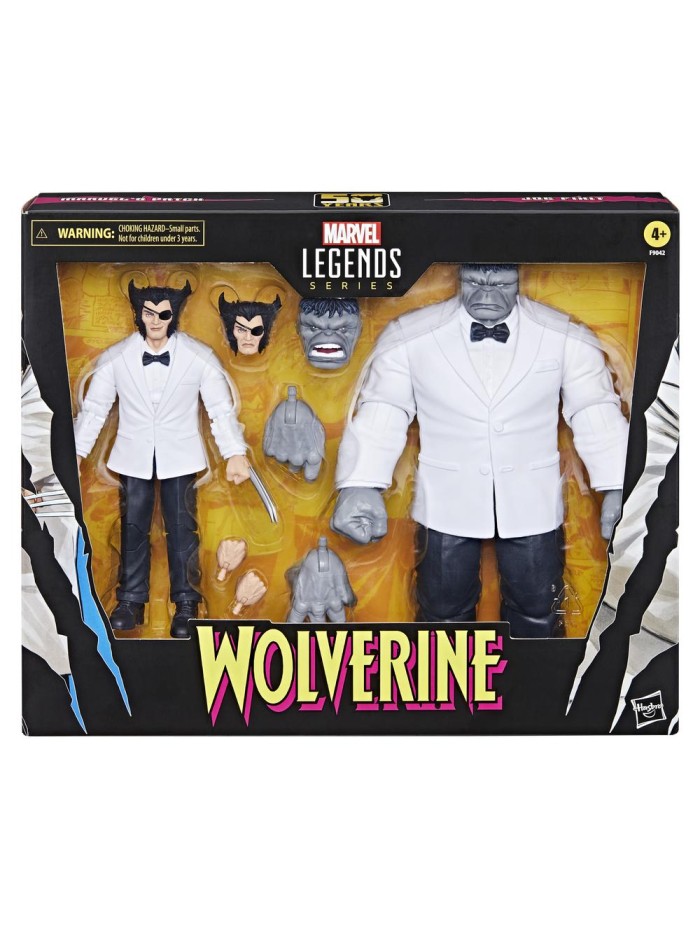 Set figuras hasbro marvel legends series wolverine path & hulk Set figuras hasbro marvel legends series wolverine path & hulk