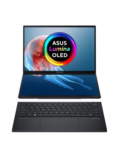Portatil asus zenbook duo oled ux8406ma - pz255w intel ultra i9 185h 14 pulgadas tactil 3k 32gb ssd1tb wifi bt w11