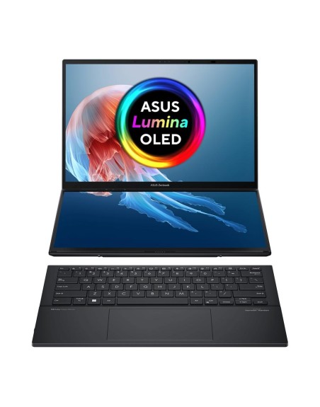 Portatil asus zenbook duo oled ux8406ma - pz255w intel ultra i9 185h 14 pulgadas tactil 3k 32gb ssd1tb wifi bt w11
