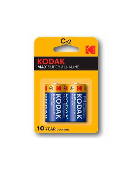 Blister pilas kodak alcalina max c lr14 1.5v - blister 2 pilas