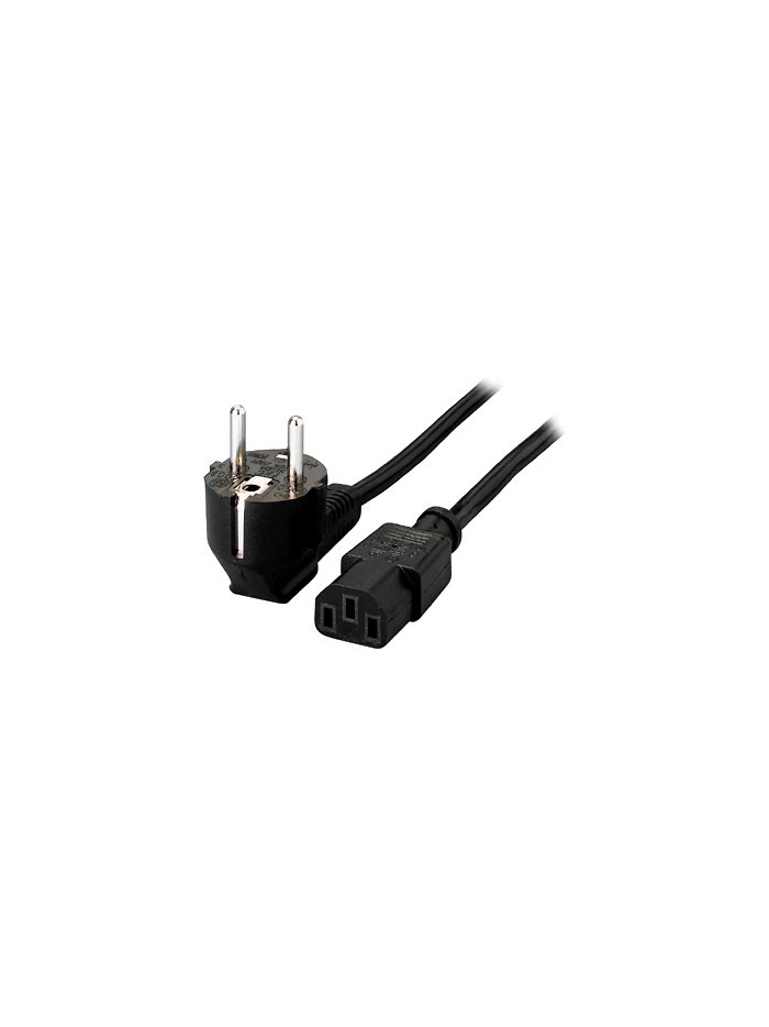 Cable alimentacion equip c13 a schuko 1.8m Cable alimentacion equip c13 a schuko 1.8m