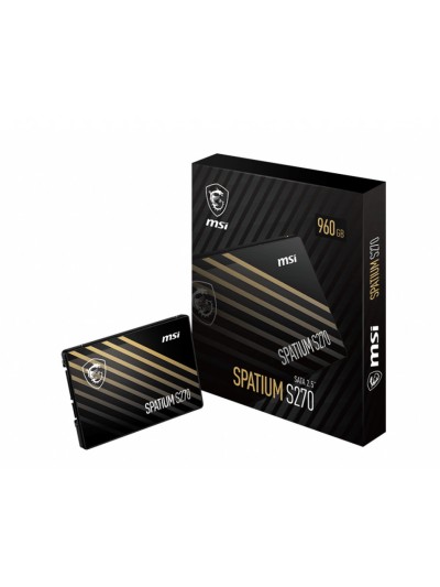 Disco duro interno solido ssd msi spatium s270 sata 2.5 pulgadas 240gb