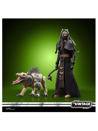 Figura hasbro star wars coleccion vintage - tusken & massiff