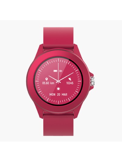 Reloj smartwatch forever colorum cw - 300 color magenta