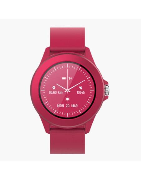 Reloj smartwatch forever colorum cw - 300 color magenta