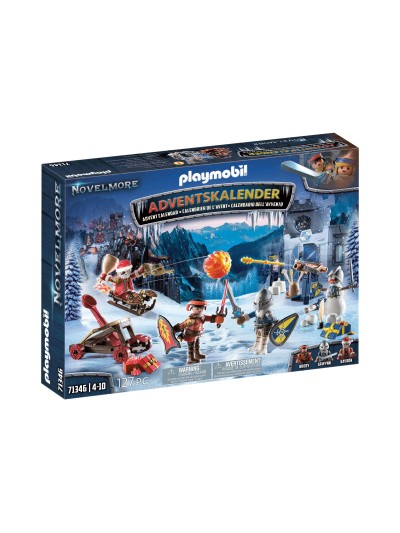 Calendario de adviento playmobil novelmore - batalla en la nieve