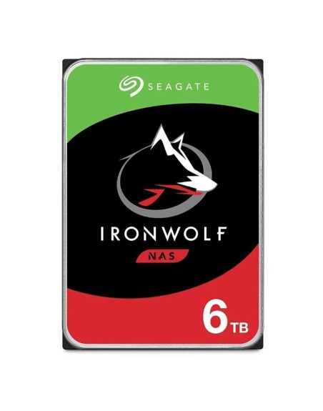 Ironwolf st6000vn006 disco duro interno 6 tb 5400 rpm 256 mb 3.5 pulgadas seríal ata iii