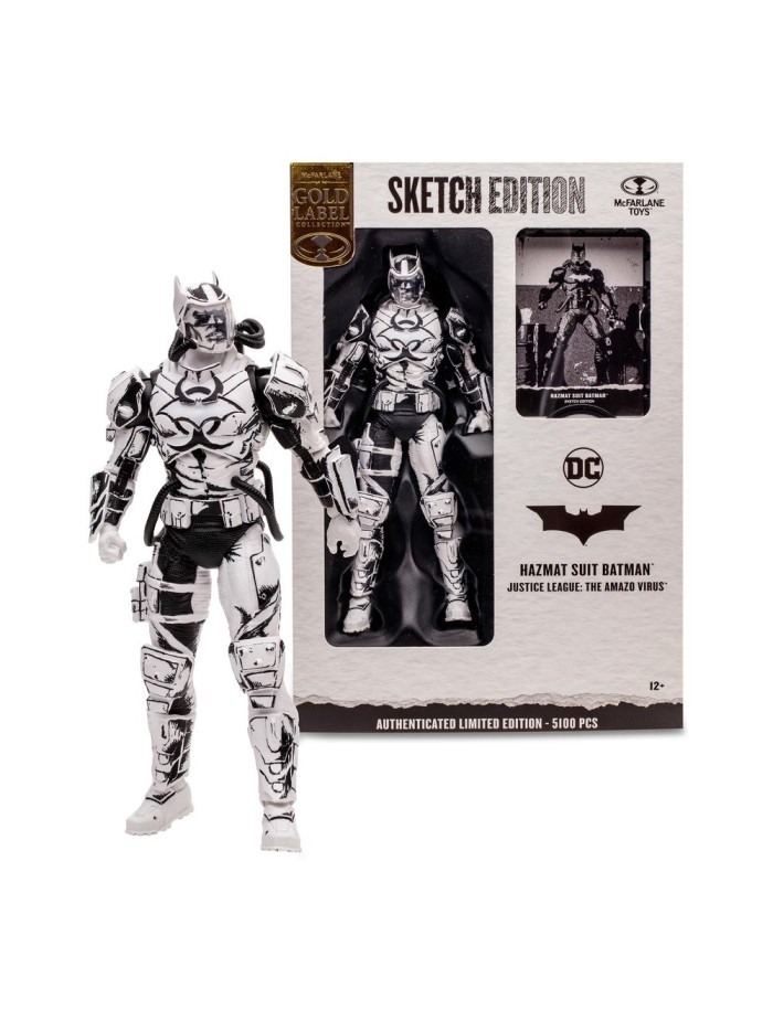 Figura mcfarlane dc multiverse hazmat suit batman 17cm Figura mcfarlane dc multiverse hazmat suit batman 17cm