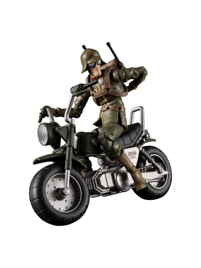 Figura megahouse g.m.g mobile suit gundam principality of zeon soldado general y moto Figura megahouse g.m.g mobile suit gundam principality of zeon soldado general y moto