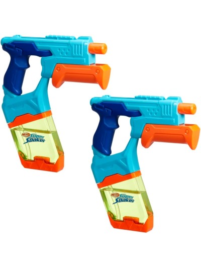 2 pistolas hasbro nerf super soaker dunk fill pk 2