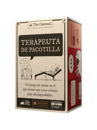Juego de mesa terapeuta de pacotilla