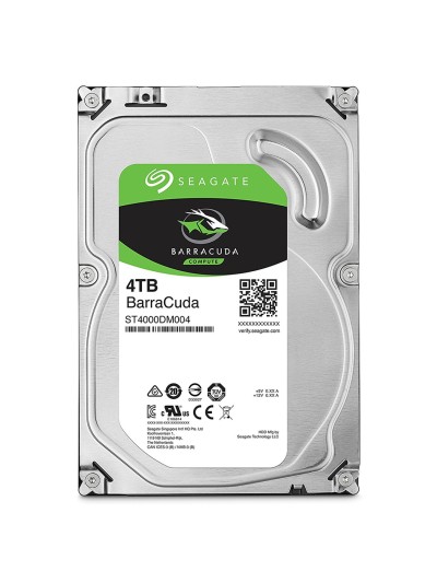 Disco duro interno hdd seagate barracuda st4000dm004 4tb 3.5 pulgadas 5900rpm - 256mb - sata 6gb - s