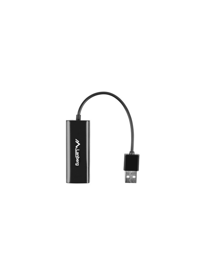 Adaptador usb lanberg 2.0 - ethernet rj45 100 mb Adaptador usb lanberg 2.0 - ethernet rj45 100 mb