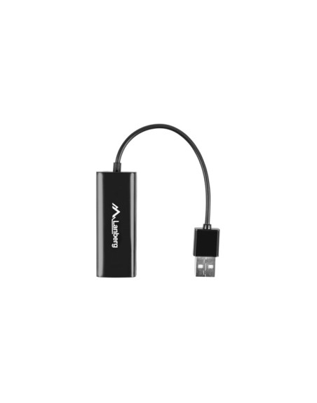 Adaptador usb lanberg 2.0 - ethernet rj45 100 mb