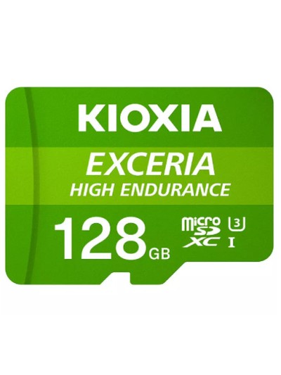 Tarjeta micro sd kioxia 128gb exceria high endurance uhs - i c10 r98 con adaptador