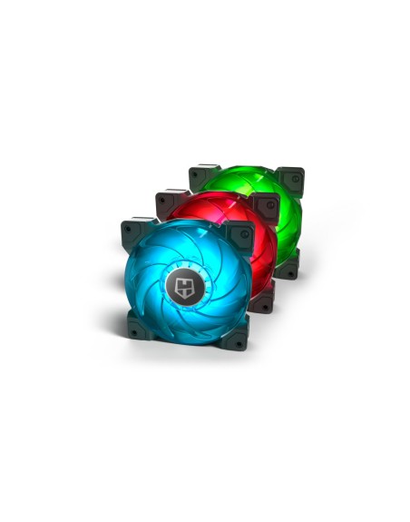 Ventilador caja nox hummer h - sync rgb 120mm pack 3