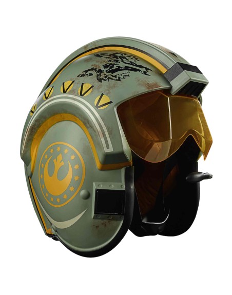 Replica escala 1:1trapper wolf casco electronico the mandalorian black series