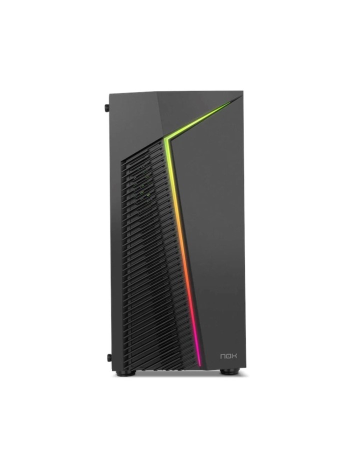 Caja ordenador gaming nox infinity zeta m - atx argb cristal templado negro Caja ordenador gaming nox infinity zeta m - atx argb cristal templado negro