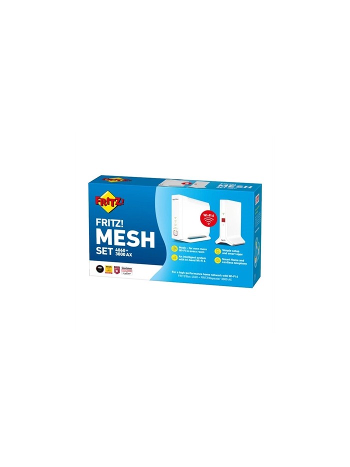 Kit wifi mesh fritz! set 4060 + 3000 ax int Kit wifi mesh fritz! set 4060 + 3000 ax int