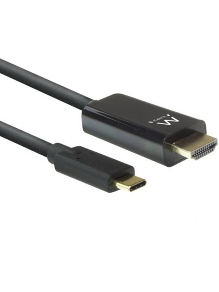 Cable adaptador ewent usb tipo c a hdmi 4k - 30hz macho - macho 2m Cable adaptador ewent usb tipo c a hdmi 4k - 30hz macho - macho 2m