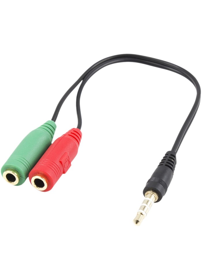 Cable adaptador de audio ewent jack 3.5mm macho a jack 3.5mm hembra x2 negro 0.15m Cable adaptador de audio ewent jack 3.5mm macho a jack 3.5mm hembra x2 negro 0.15m