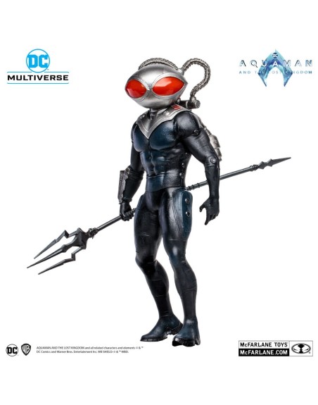 Figura mcfarlane toys dc aquaman 2 movie 12in - black manta