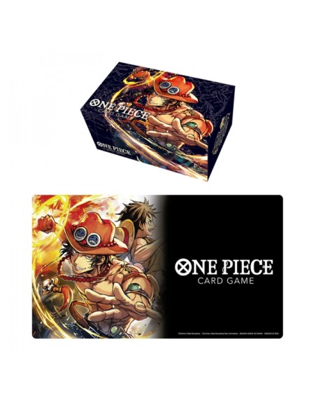 Tapete y caja de almacenamiento one piece portgas d ace