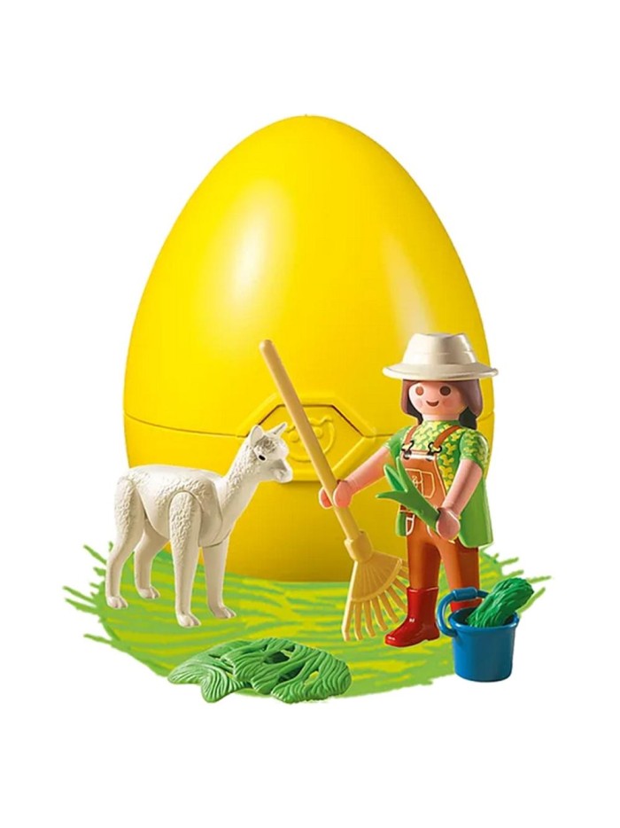 Playmobil cuidadora con alpaca Playmobil cuidadora con alpaca