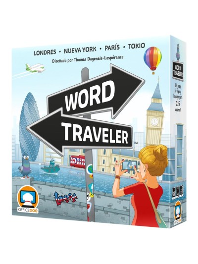 Juego de mesa word traveler