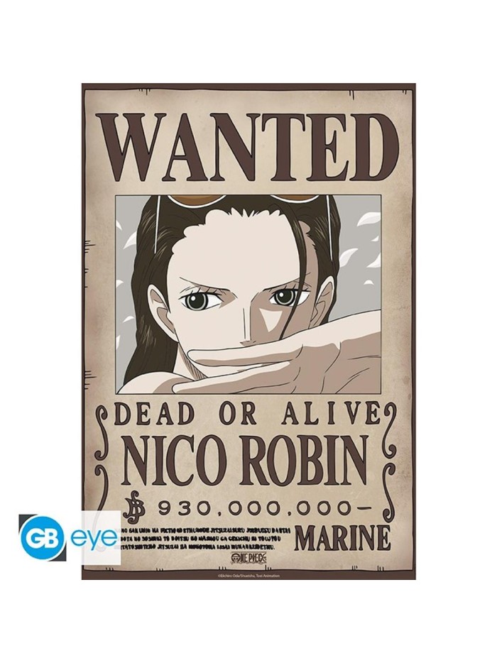Poster gb eye chibi one piece wanted nico robin wano Poster gb eye chibi one piece wanted nico robin wano