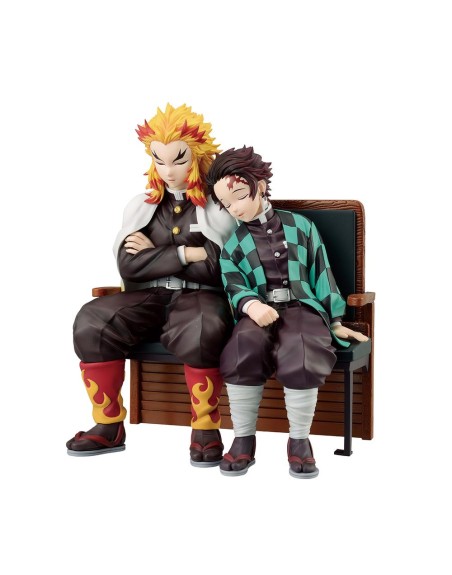 Figura ichbansho demon slayer kimetsu no yaiba tanjiro & rengoku (locus)