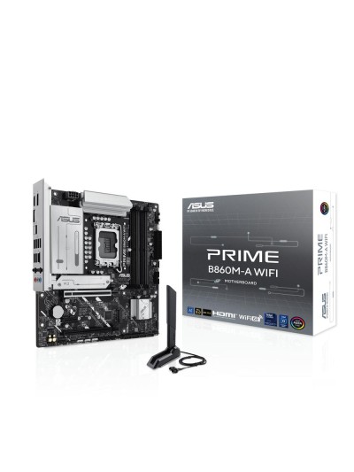 Placa base asus intel prime b860m - a wifi socket 1851 ddr5 x4 max 256gb hdmi displayport matx