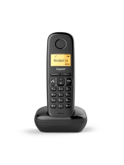 Telefono fijo inalambrico gigaset a270 negro 80 numeros agenda - 10 tonos