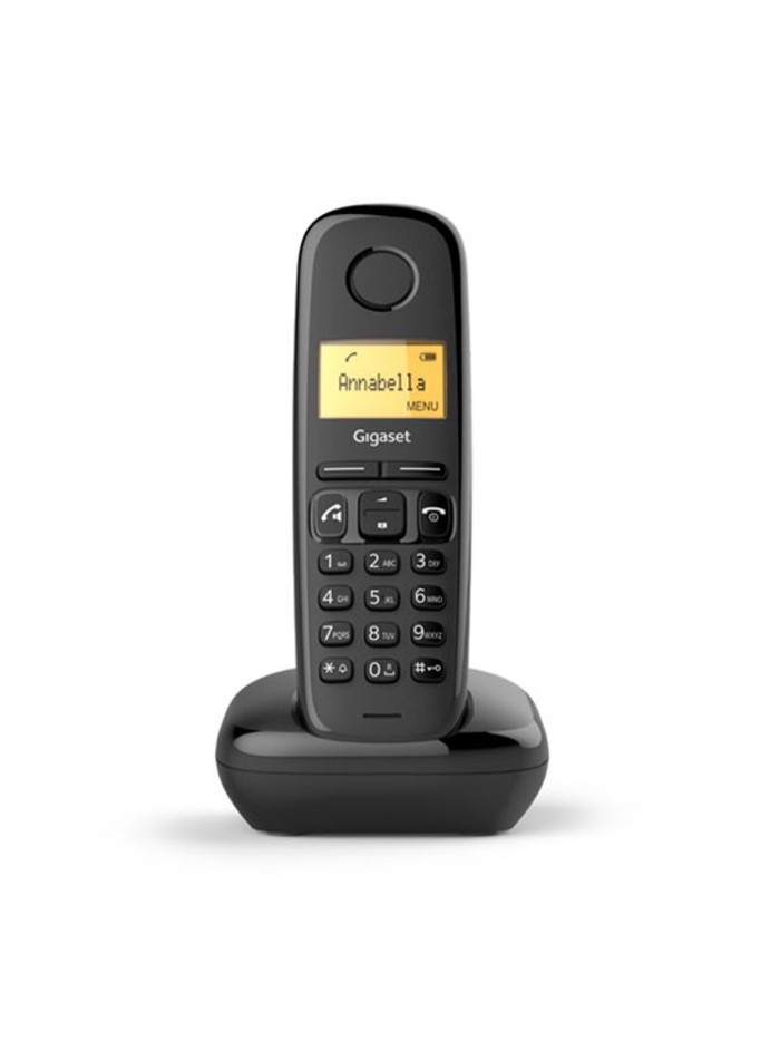 Telefono fijo inalambrico gigaset a270 negro 80 numeros agenda - 10 tonos Telefono fijo inalambrico gigaset a270 negro 80 numeros agenda - 10 tonos